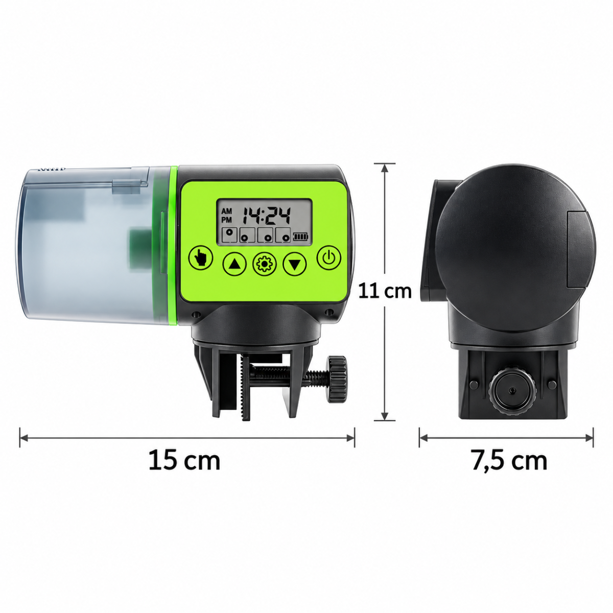 Dispensador Alimento Automatico Para Peces Acuario Pecera