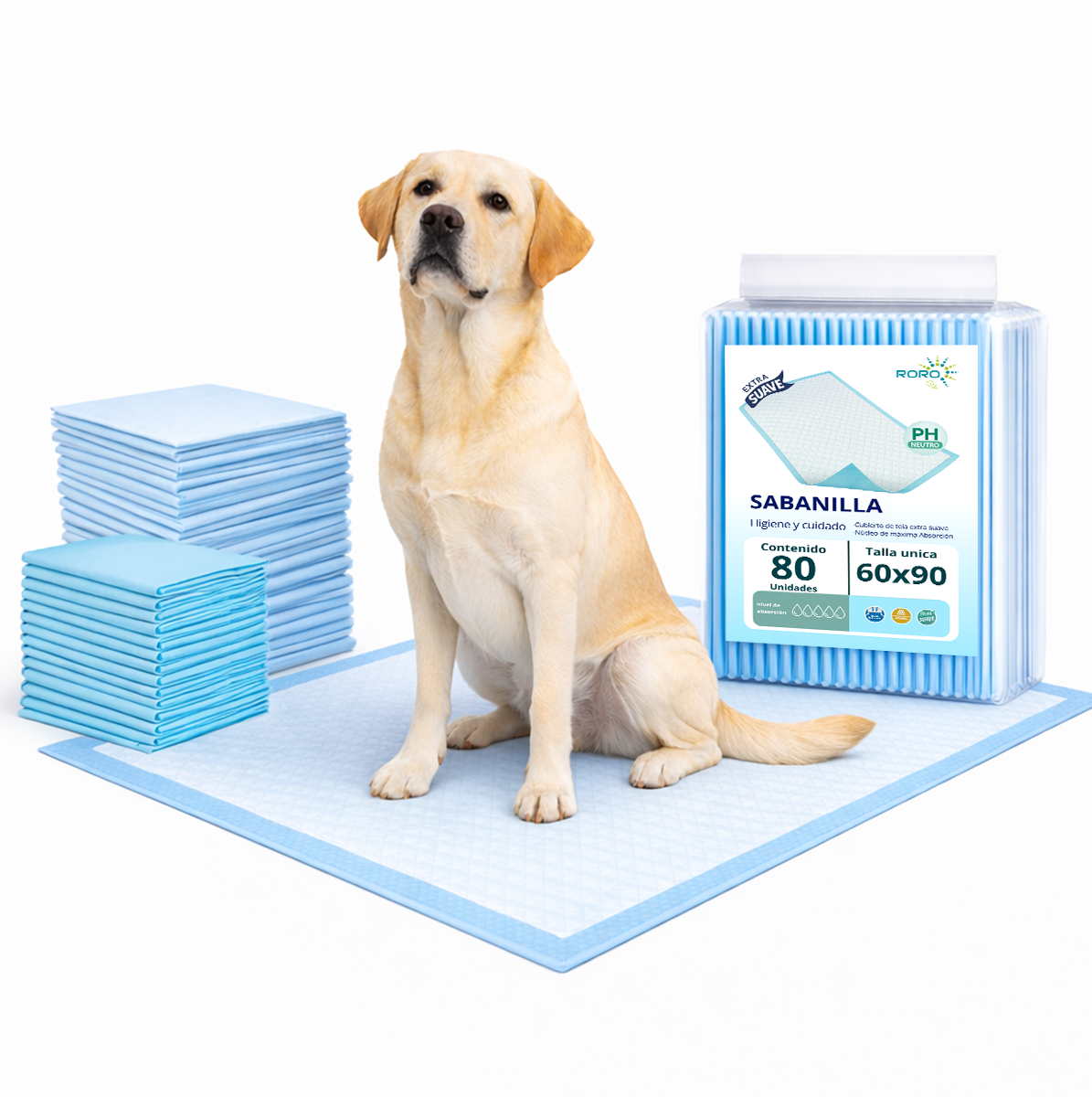 80 Sabanillas Para Mascotas 60x90 Baños Sanitario.
